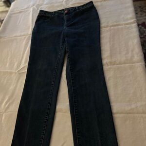 Coldwater Creek Dark Wash Blue Jeans.